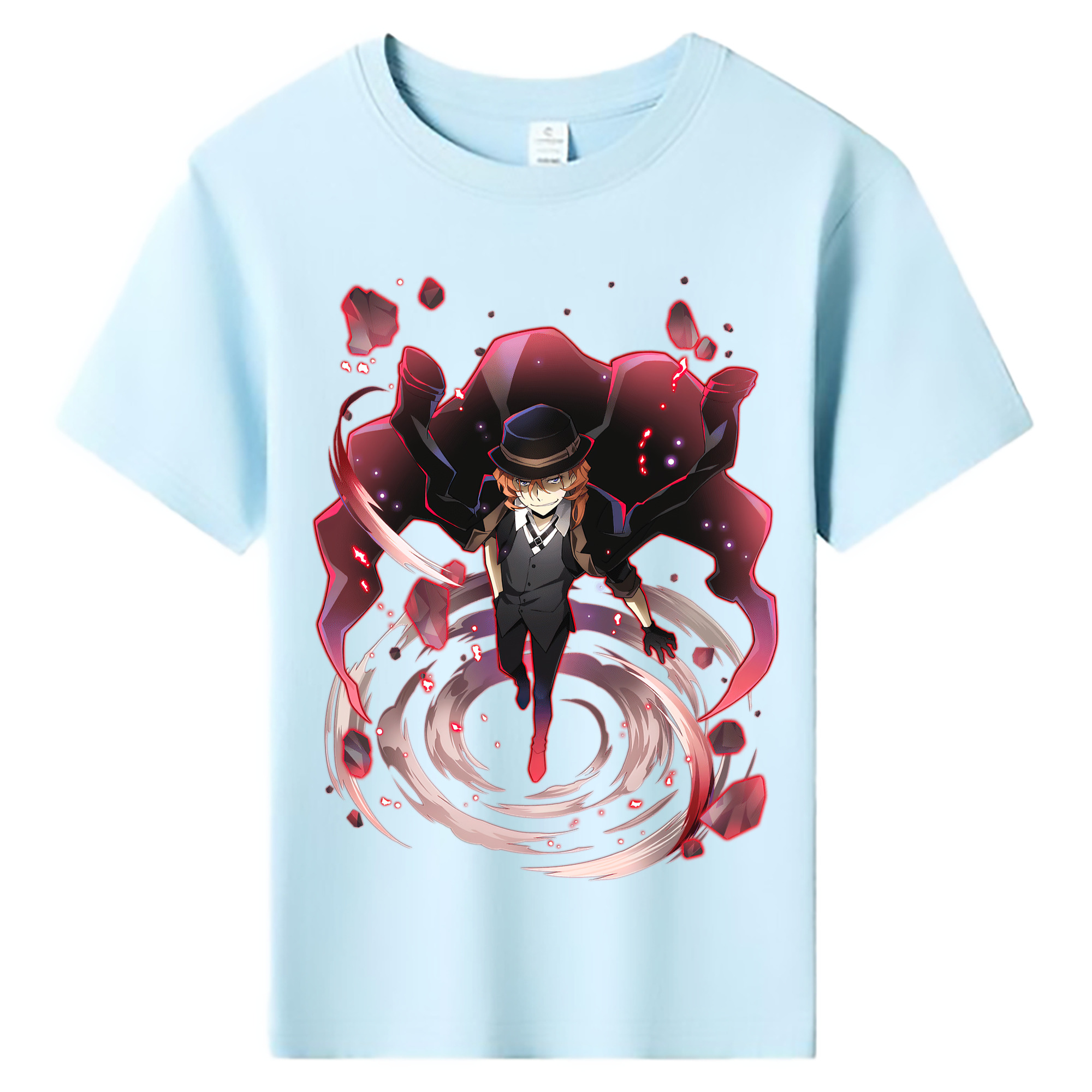 （画像用） 文豪ストレイドッグス Bungo Stray Dogs 綿100％キッズTシャツ（フロントプリント）
